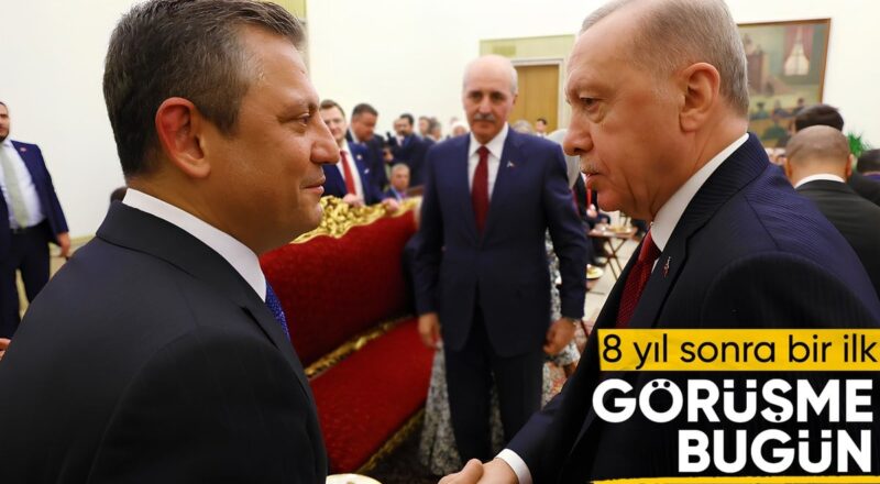 1714803545 Cumhurbaskani Erdogan bugun CHP Lideri Ozgur Ozel ile bir araya