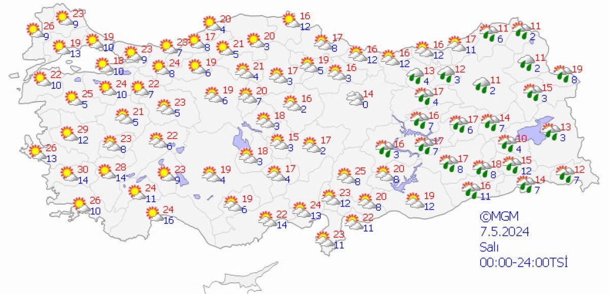 1714882182 452 Meteorolojiden 18 kente sari uyari Kuvvetli saganak bekleniyor