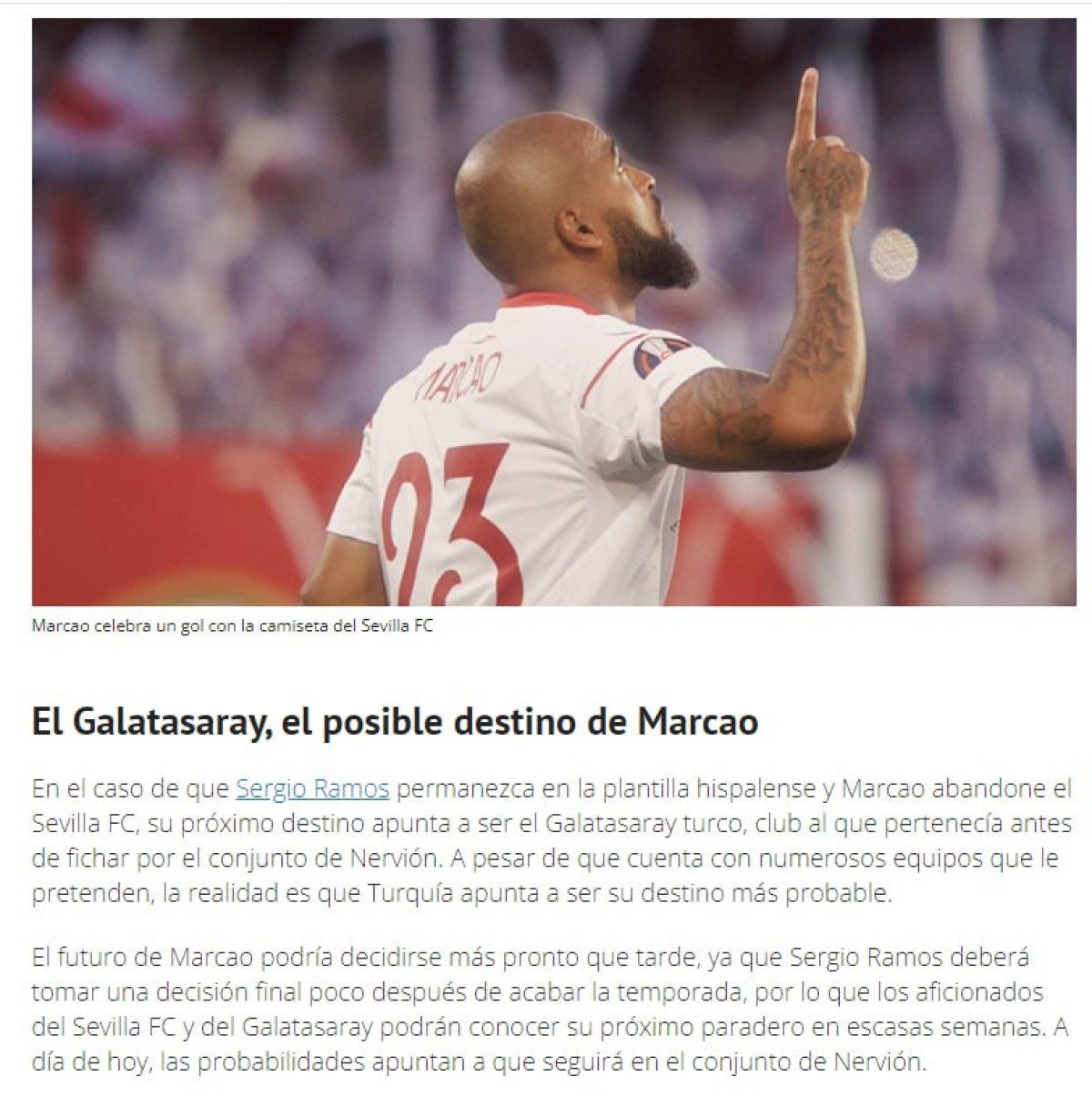 1715163058 295 Marcao Galatasaraya gitmek istiyor Sevilla ile gorustu